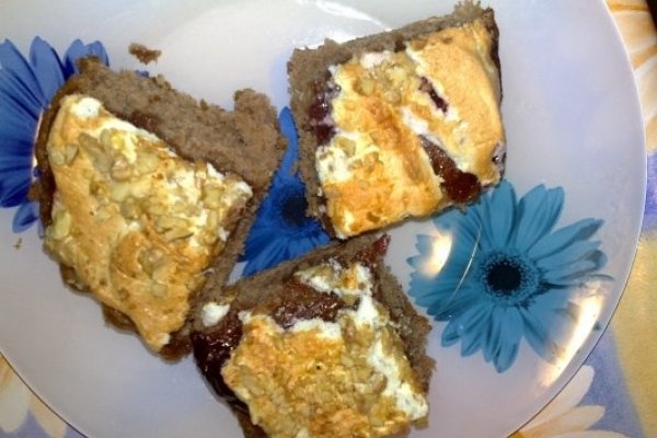 Prajitura sara-bezea si gem