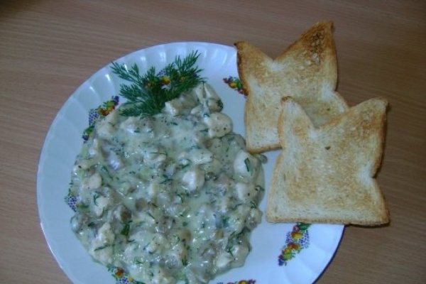Ciulama de pui cu  ciuperci