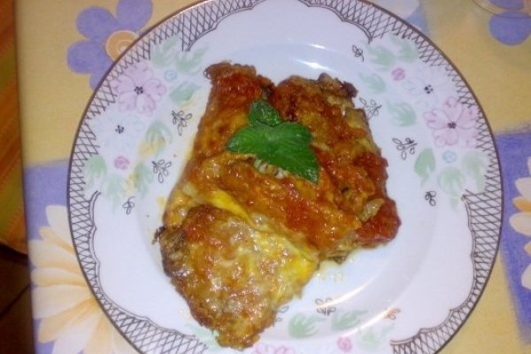 Tarta vegetala cu dovlecei si vinete