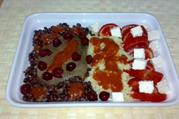 Friptura la cuptor cu fasole Azuki si cus-cus