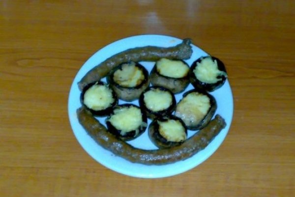 Ciuperci Champinion cu cascaval.