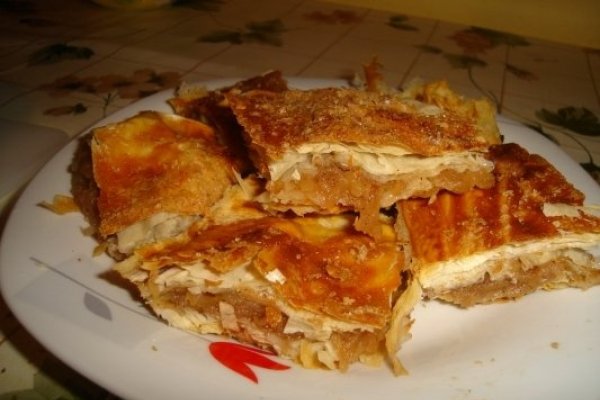 Placinta de mere, cu foi Linco