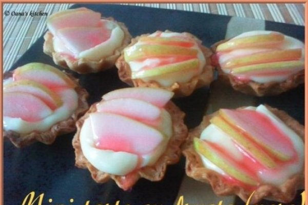 Mini tarte cu fructe (pere)