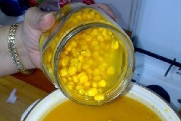 Supa de legume pasate cu porumb