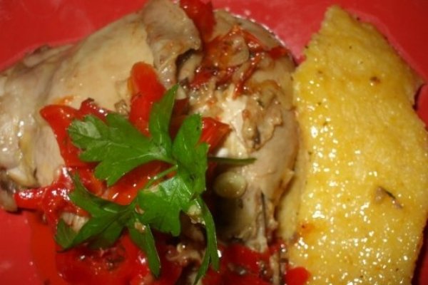 Friptura de pui  inabusita cu mamaliguta