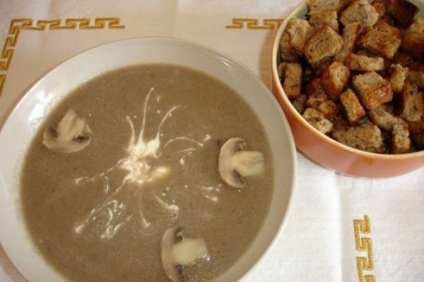 Supa crema de ciuperci