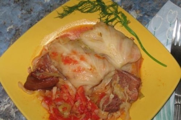 Sarmalute cu sunca afumata