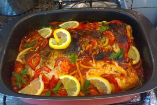 Crap cu legume la cuptor