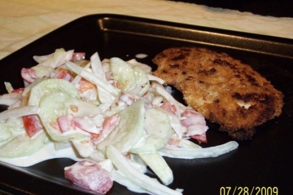 SNITZELE DIN PIEPT DE PUI LA CUPTOR - SANATOS