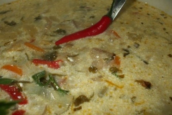 Ciorba de ciuperci pleurotus