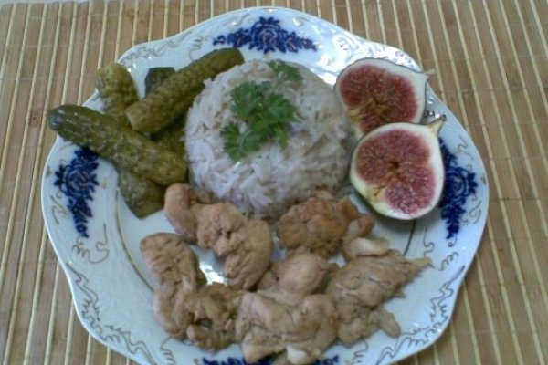 Orez cu piept de pui