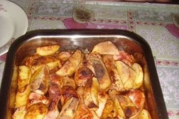 Ciocanele cu cartofi la cuptor