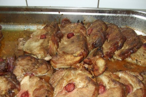 muschi impanat la cuptor cu pilaf de orez