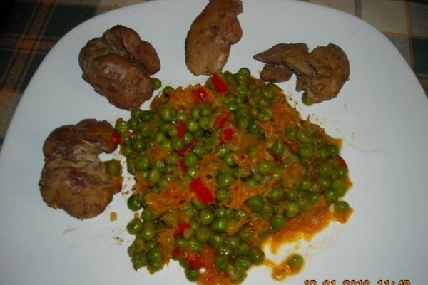 Ficat de pasare cu mazare