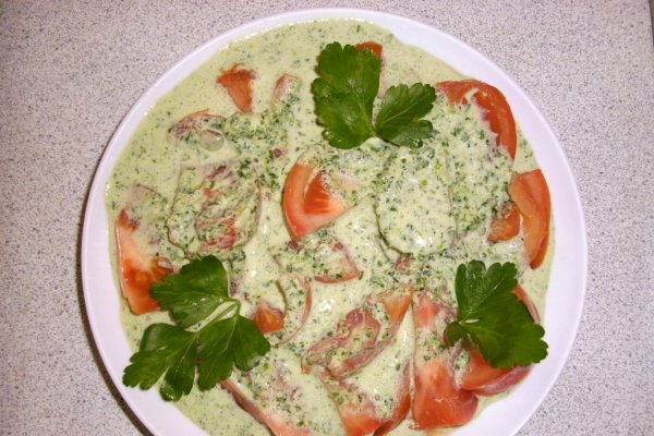 Salata de rosii cu menta din Liban