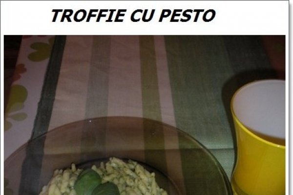 Troffie cu pesto