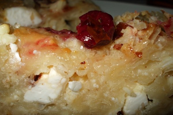 Placinta invartita cu branza si ciocolata