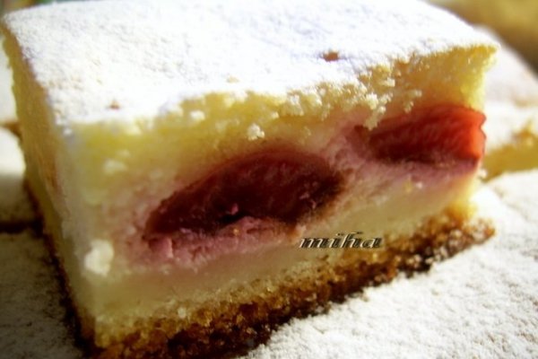 Prajitura cu branza si cirese