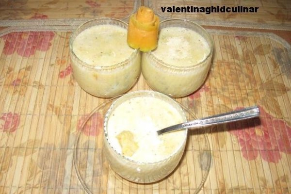 Dovleac fiert in lapte - desert