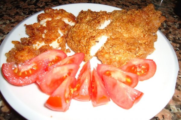 Snitele pufoase cu fulgi de porumb si susan