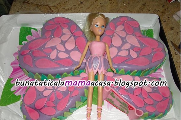 Tort Barbie Mariposa