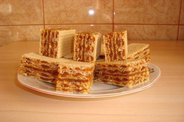 Napolitane cu crema caramel