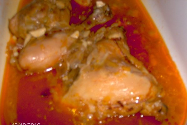 Friptura de pasare in sos de vin