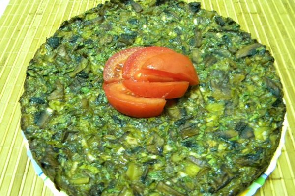 Drob de ciuperci,vinete si dovlecei