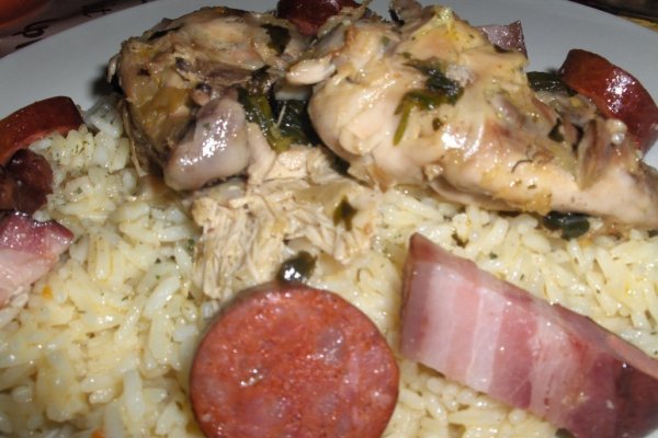 Galinha cerejada á Loulè( retetã regionalã Algarve)