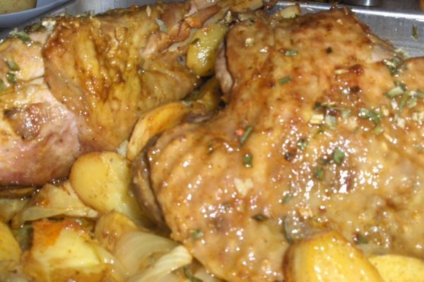 Pulpã  de  curcan la cuptor ( reteta pitarului)   (Perna de Peru à Padeiro)