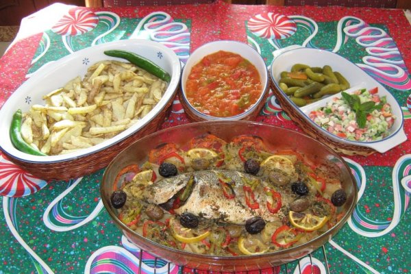 Biban umplut la cuptor-specific tarilor arabe