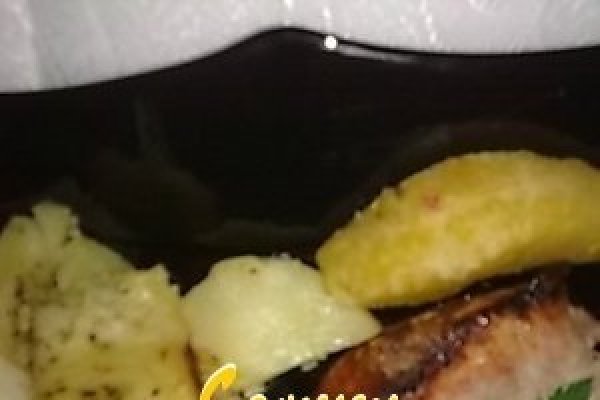 Cotlete de porc cu felioare de portocale