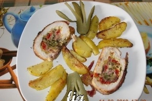 Rulada din piept de curcan