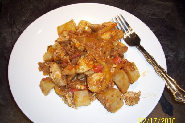 Pui cu carnat piscacios la slowcooker(oala de gatit incet)