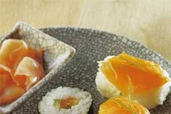 Sushi de somon afumat