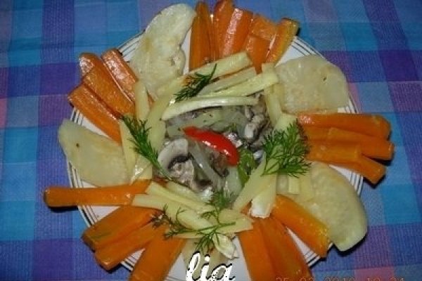 Legume fierte la aburi