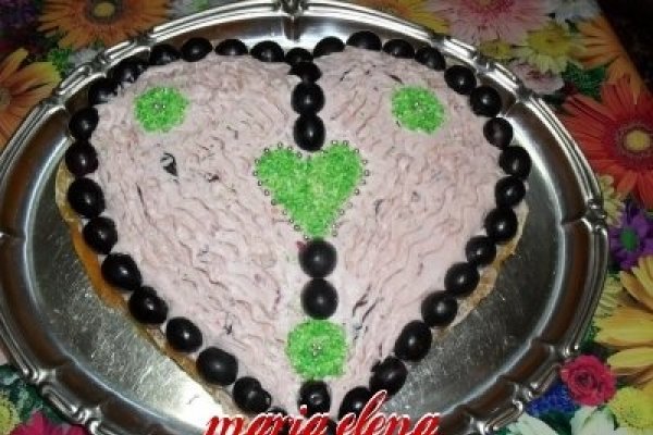 Tort de Dragobete, inimioara