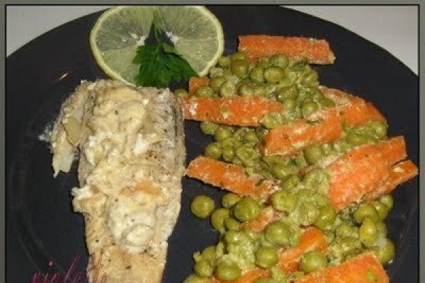 File de merlucius cu legume