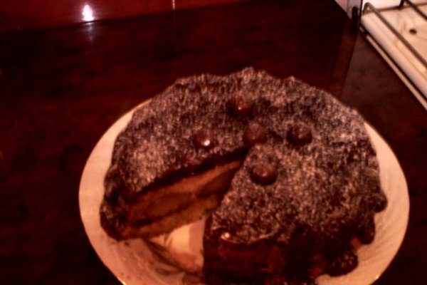 Tort de mere  cu visine si jeleu