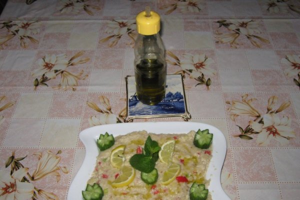 Baba Ghanouj( salata de vinete -stil arab)