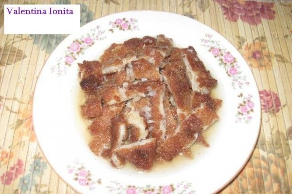 Snitele din burta de vita in mujdei de usturoi