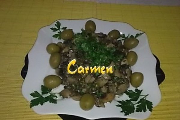 Tocanita de ciuperci cu ceapa verde si usturoi verde