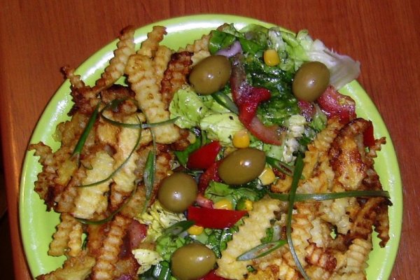 Salata de vara cu cartofi prajiti