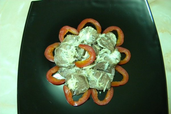 Rasol din limba de porc cu maioneza si hrean