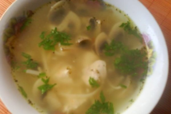 Supa de pui cu ciuperci