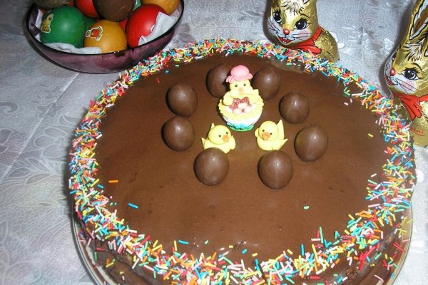 tort cu ciocolata si mousse de caise