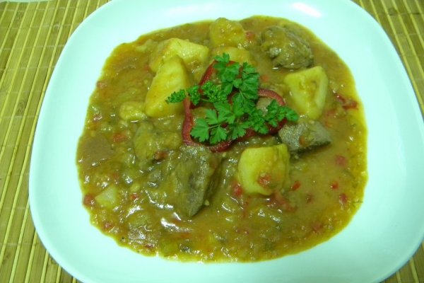 Tocanita din carne de vitel