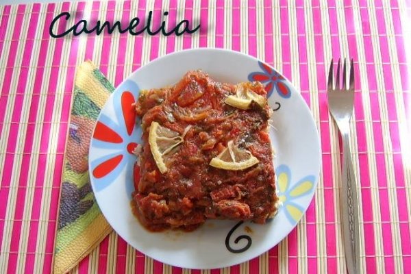 Platica cu sos la cuptor