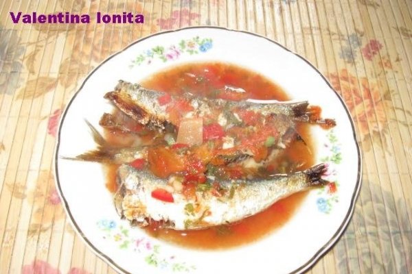 Sardina la grill (gratar) in saramura