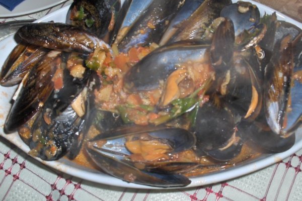 Mexilhão cu tocana de legume